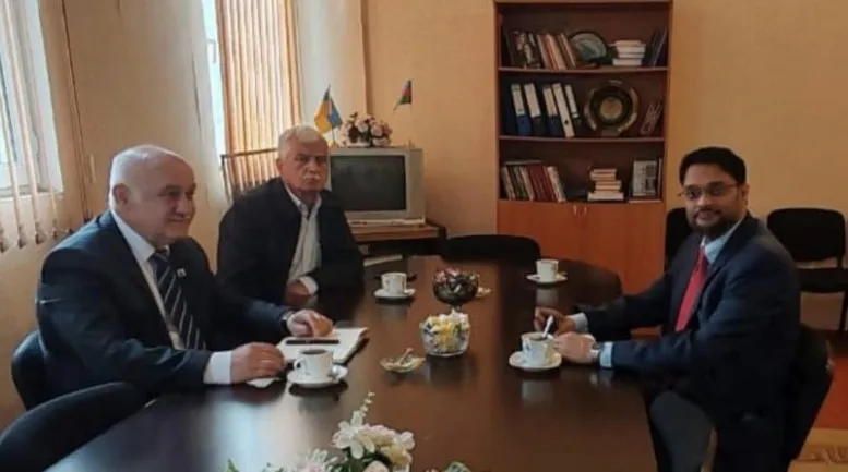Arif Hacılı ABŞ səfirinin müşaviri ilə görüşüb