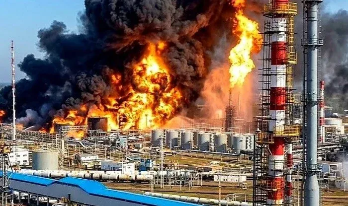 Rusiyanın "Titan-Barrikadı" zavodu vuruldu
