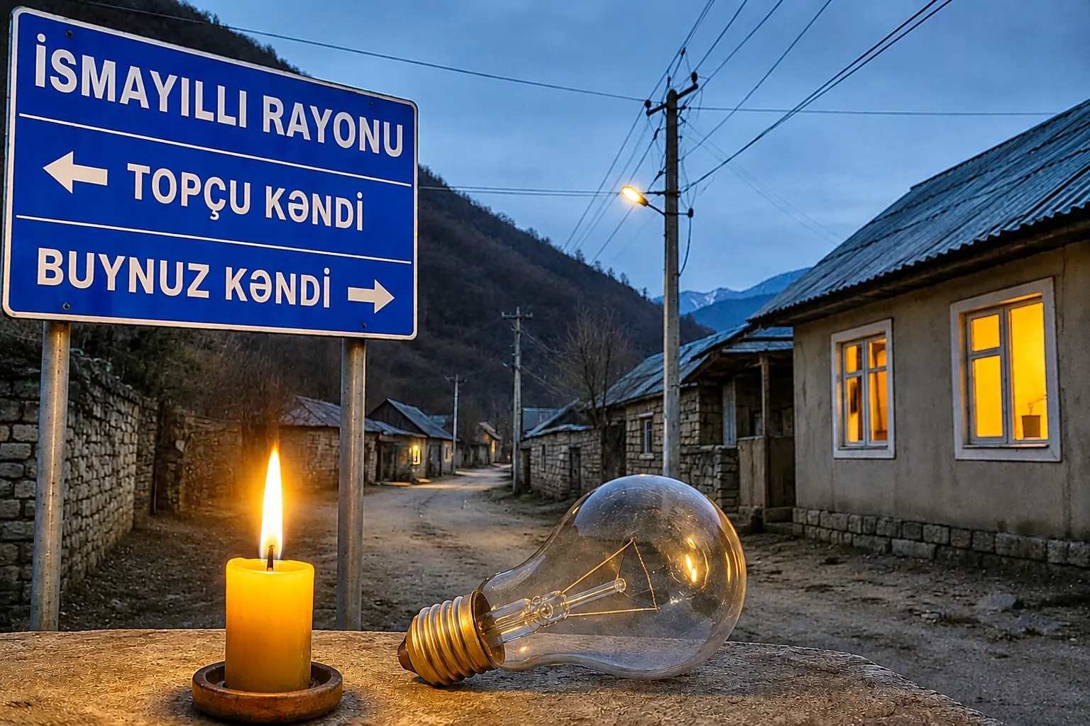 İsmayıllıda sakinlərin işıq narazılığı: “Artıq dözmək olmur”